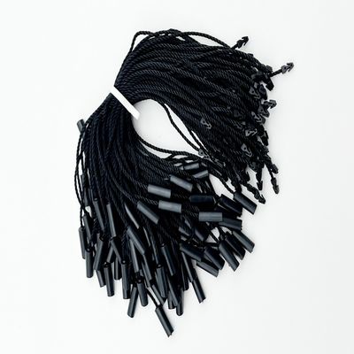 Fijaciones de cuerda de alambre negro universal sin logotipo cuerda cilíndrica de nylon de tres hebras