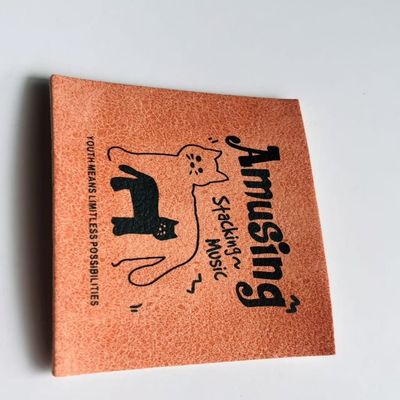 Etiqueta de cuero de jeans personalizados Logotipo de marca rectangular para artículos de ganchillo