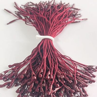Los elementos de fijación de las etiquetas de nylon de poliéster ABS de color borgoña