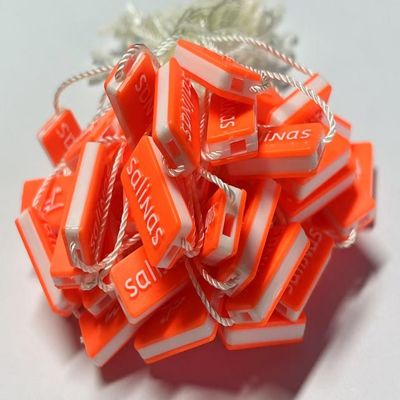 Los elementos de fijación de etiquetas de nylon flexibles resistentes al calor para tiendas minoristas