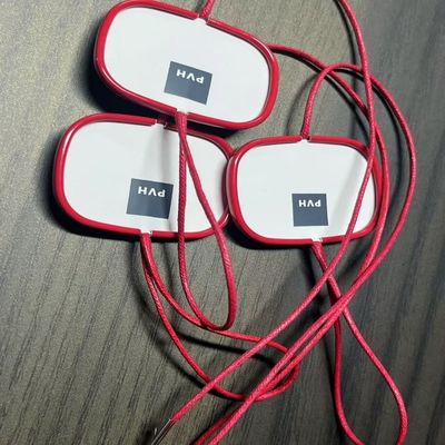 500pcs de pinzas trenzadas de la etiqueta de colgar Snap Lock de nylon de plástico de precio de la etiqueta de sujetadores