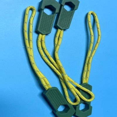 500pcs de plástico silicona trajes de salto con cremallera ayudante de la cremallera de nylon tirador para ropa de vestir