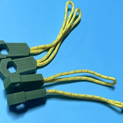 500pcs de plástico silicona trajes de salto con cremallera ayudante de la cremallera de nylon tirador para ropa de vestir