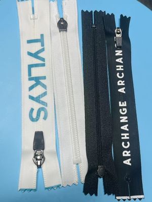 Resistente a la intemperie tirador de cremallera de cordón chaqueta de cremallera de nylon personalizada