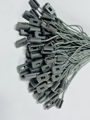 POM gris de plástico de nylon para fijación de etiquetas