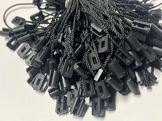 OEM Bolsas de equipaje colgar etiqueta bloquear cuerda precio etiqueta sujetadores negro