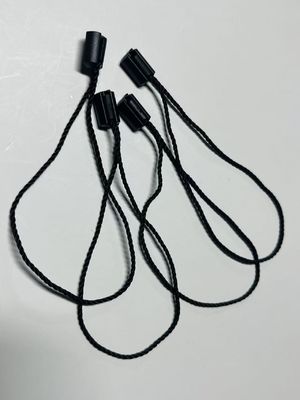OEM Bolsas de equipaje colgar etiqueta bloquear cuerda precio etiqueta sujetadores negro