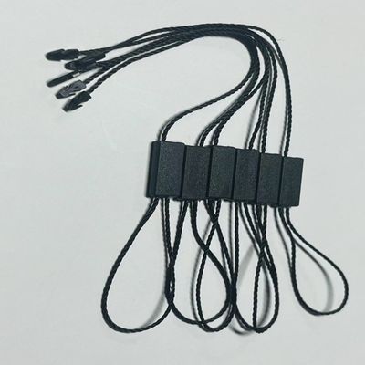 Cinturón de colgar negro flexible personalizado para ropa prenda