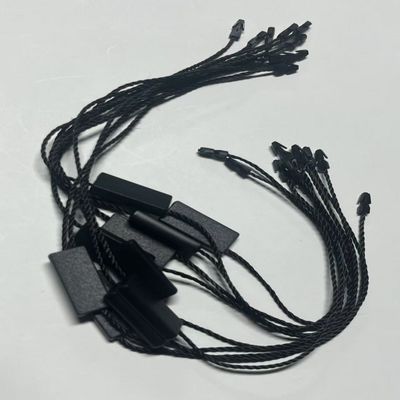 Cinturón de colgar negro flexible personalizado para ropa prenda