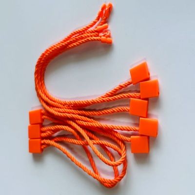 Tejidos Naranja Fijación de etiquetas de plástico Tiendas de venta al por menor Accesorios de ropa