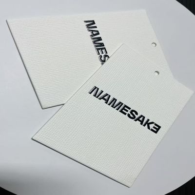 Ropa de escritura Ropa de colgar etiqueta 280gm Bristol Board para venta al por menor