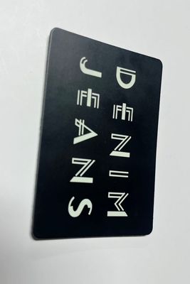 Leather Jeans Leather Label Black for Garment Label in Black Leather