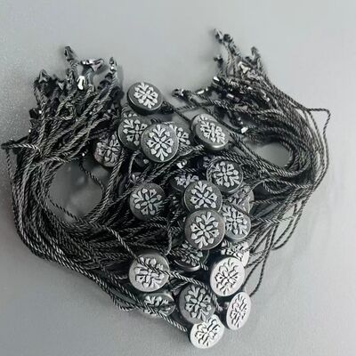 Black Garment Swing Tags Length 7 Inches Suitable for Apparel Identification and Product Description in Fashion Industry