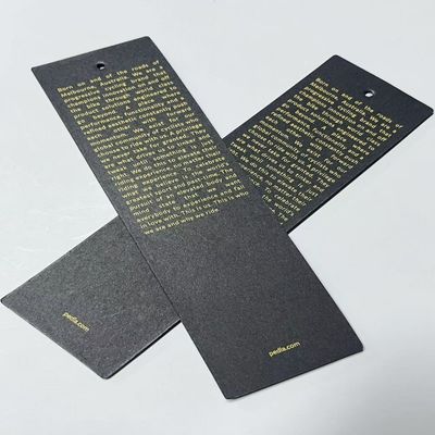 Impresión a medida Etiquetado de ropa colgando etiqueta para pantalones de camiseta