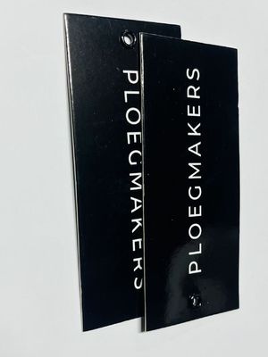 Accesorios de swing de cartón personalizados colgar etiqueta para ropa 500 paquete