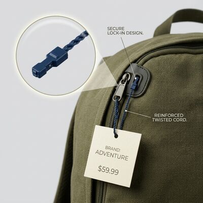 Plastico ligero de seguridad para tiendas de venta al por menor azul oscuro