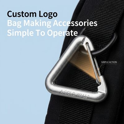 Fundido a presión, pulido, recubrimiento, bolsas artesanales, accesorios con logotipo del cliente, perfectos para aplicaciones diarias